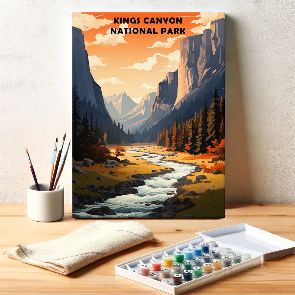 Kings Canyon National Park | Paint by Numbers Kit