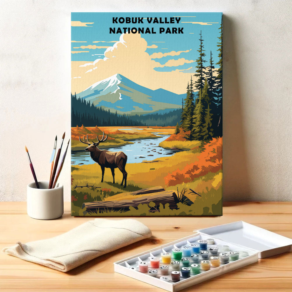 Kobuk Valley National Park | Paint by Numbers Kit