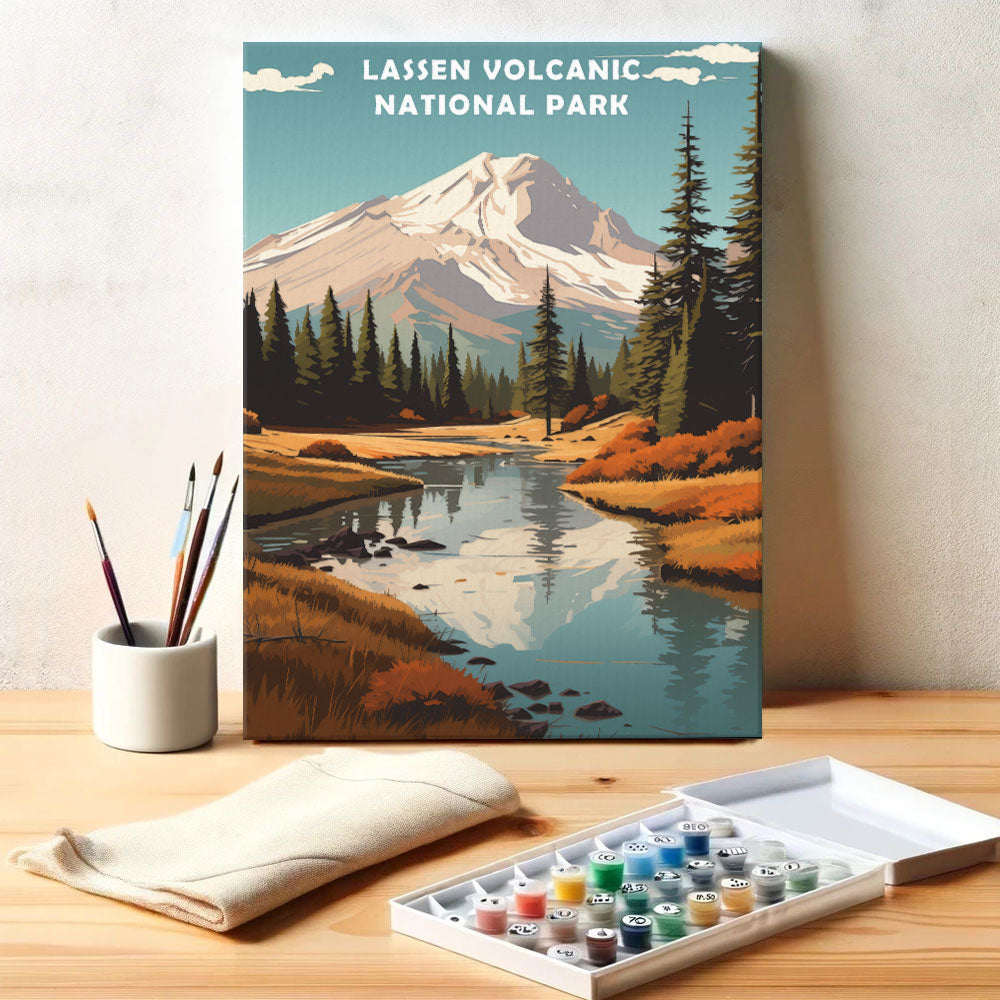 Lassen Volcanic National Park | Paint by Numbers Kit