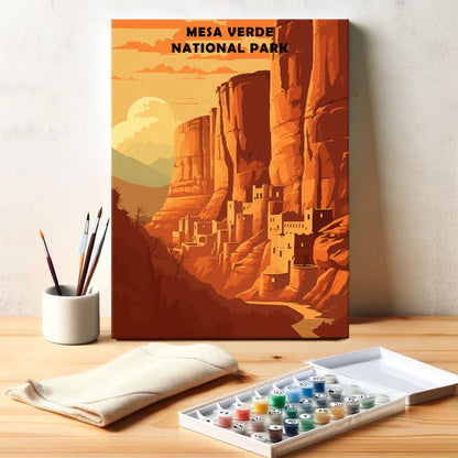 Mesa Verde National Park | Paint by Numbers Kit