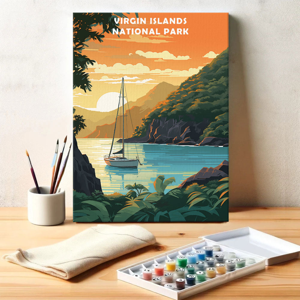 Virgin Islands National Park | Paint by Numbers Kit