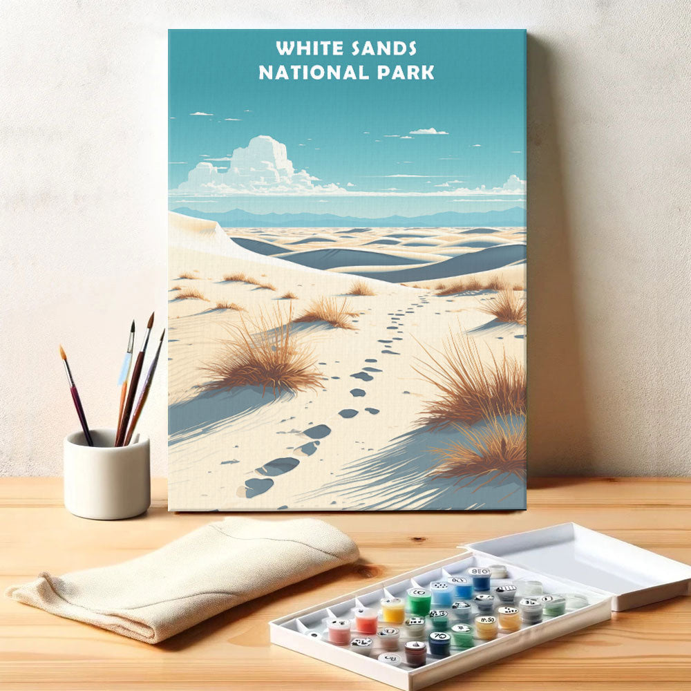 White Sands National Park | Paint by Numbers Kit