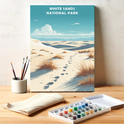 White Sands National Park | Paint by Numbers Kit