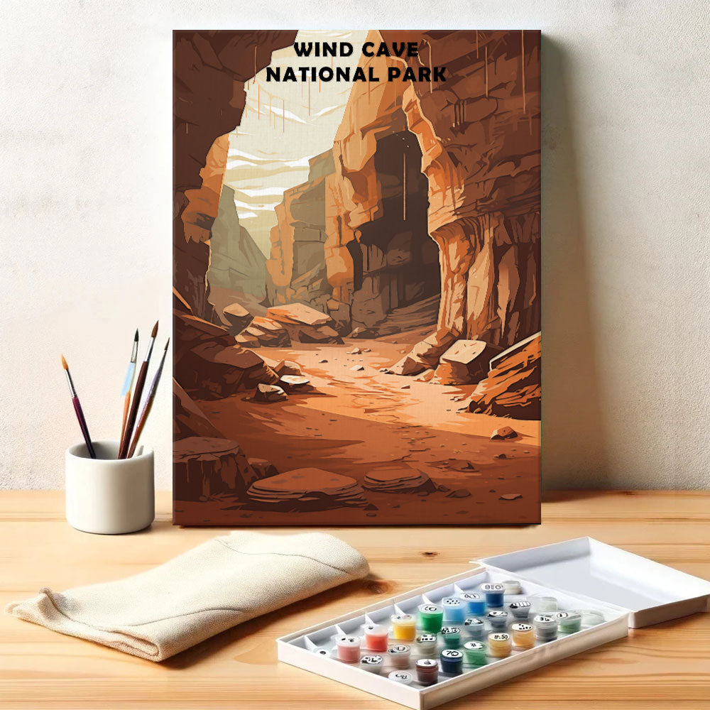 Wind Cave National Park | Paint by Numbers Kit