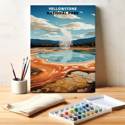 Yellowstone National Park | Paint by Numbers Kit