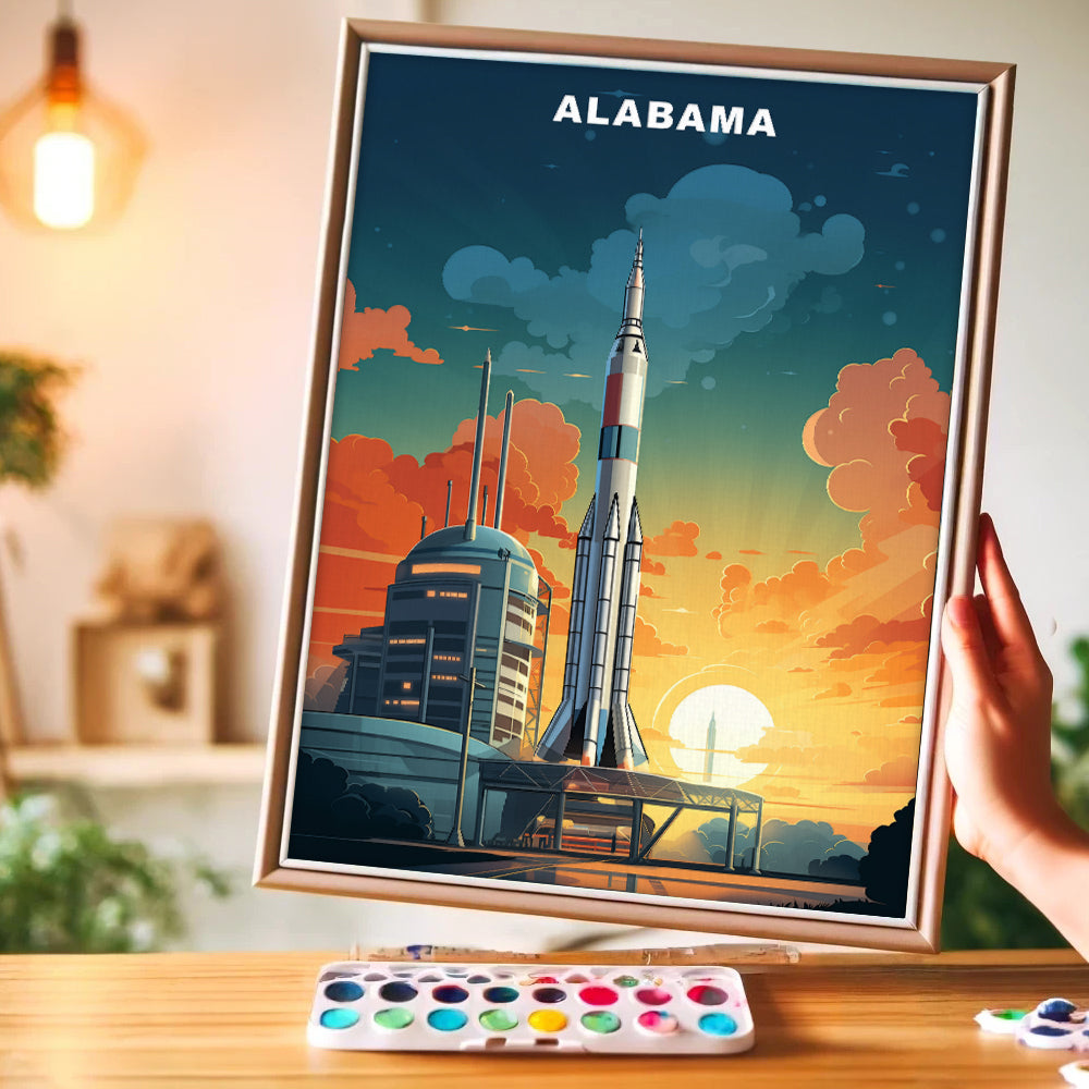 Alabama U.S. State | Paint by Numbers Kit