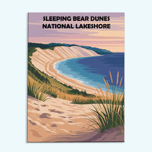 Sleeping Bear Dunes National Lakeshore | Malen nach Zahlen Set