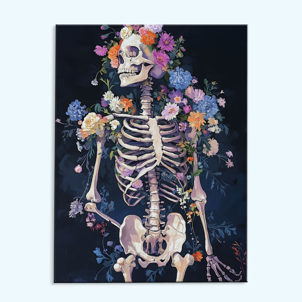 Blooming Bones | Paint by Numbers Kit