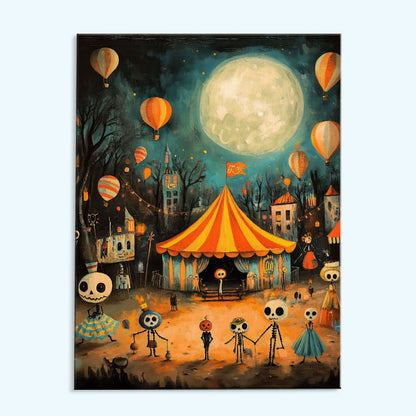 The Spooky Carnival | Paint by Numbers Kit