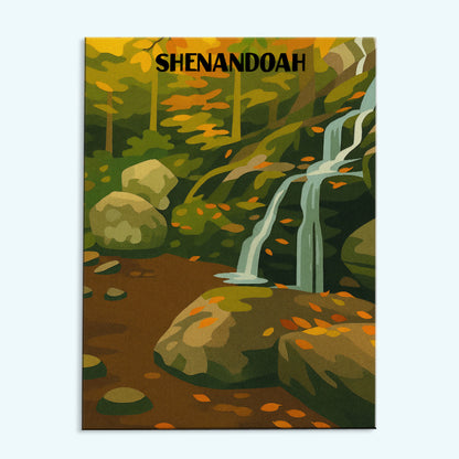 Shenandoah National Park Beginner | Paint by Numbers Kit