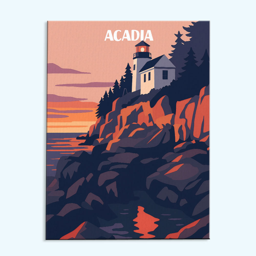 Acadia National Park Beginner | Paint by Numbers Kit