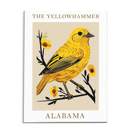 Alabama State Bird Yellowhammer | Paint by Numbers Kit