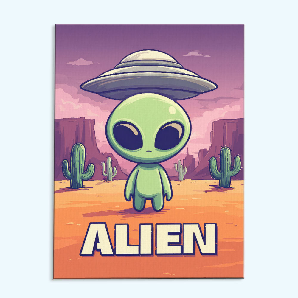 Alien Crop - American Legends | Paint by Numbers Kit