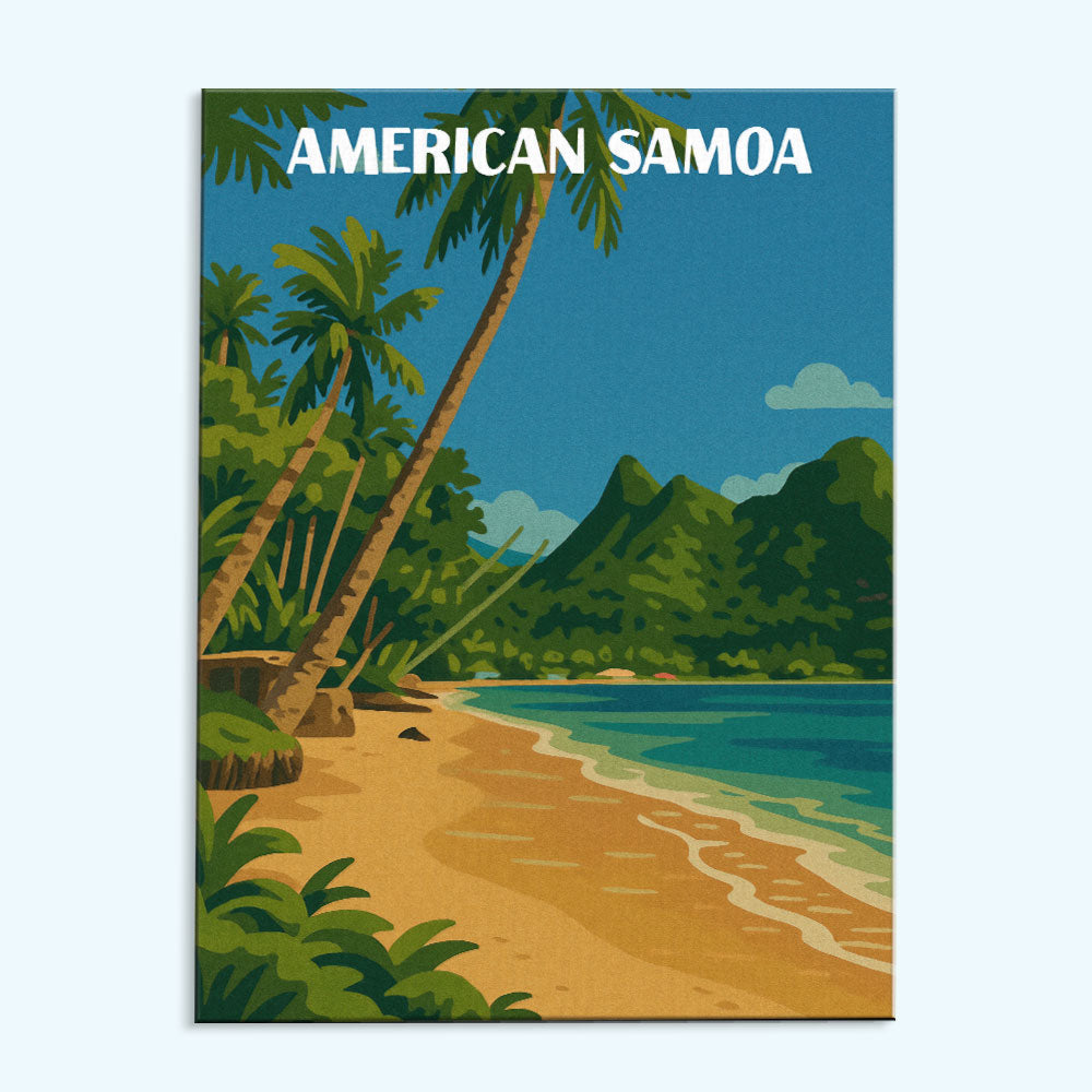 American Samoa National Park Beginner | Paint by Numbers Kit
