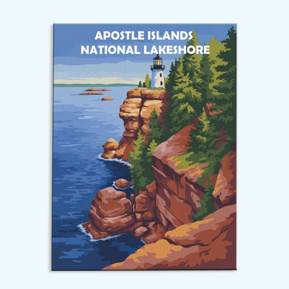 Apostle Islands National Lakeshore | Paint by Numbers Kit
