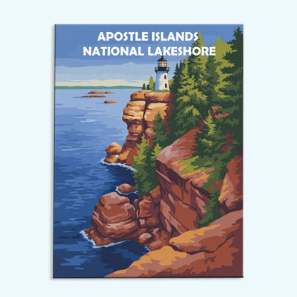 Apostle Islands National Lakeshore | Paint by Numbers Kit