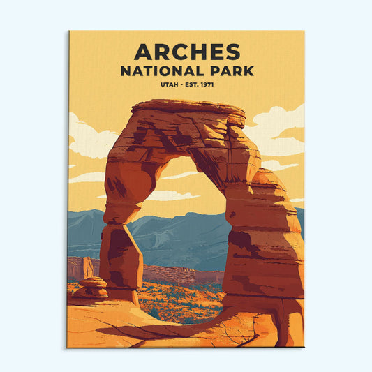 Arches National Park Heritage Edition | Paint by Numbers Kit