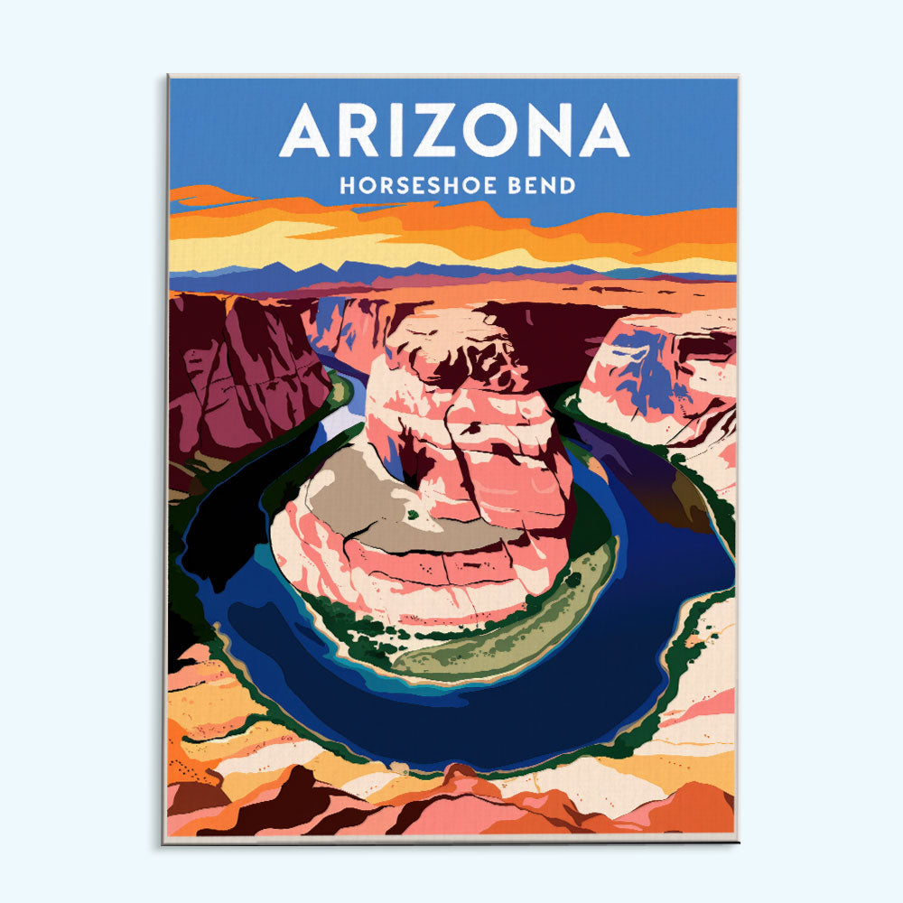 Arizona - Horseshoe Bend | Paint by Numbers Kit