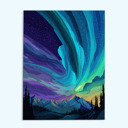 Aurora Burst | Paint by Numbers Kit