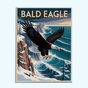 Bald Eagle - National Park Wildlife | Paint by Numbers Kit