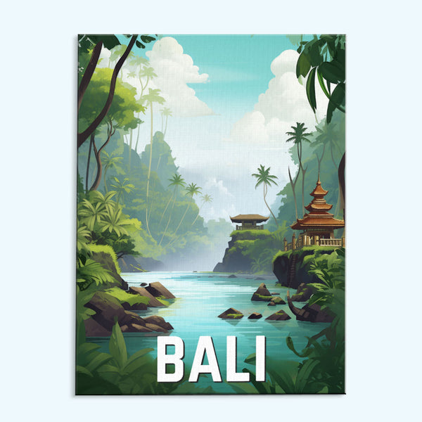 Bali Travel Poster