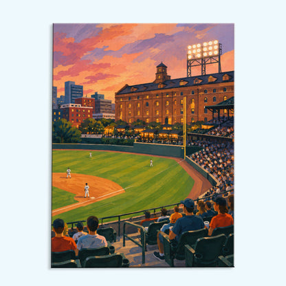 Baltimore Brick Ballpark | Paint by Numbers Kit