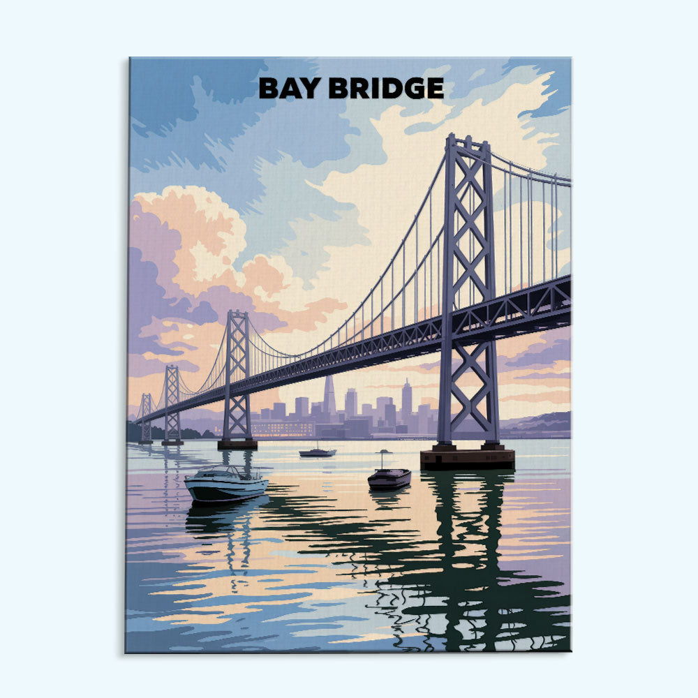 Bay Bridge, USA | Paint by Numbers Kit