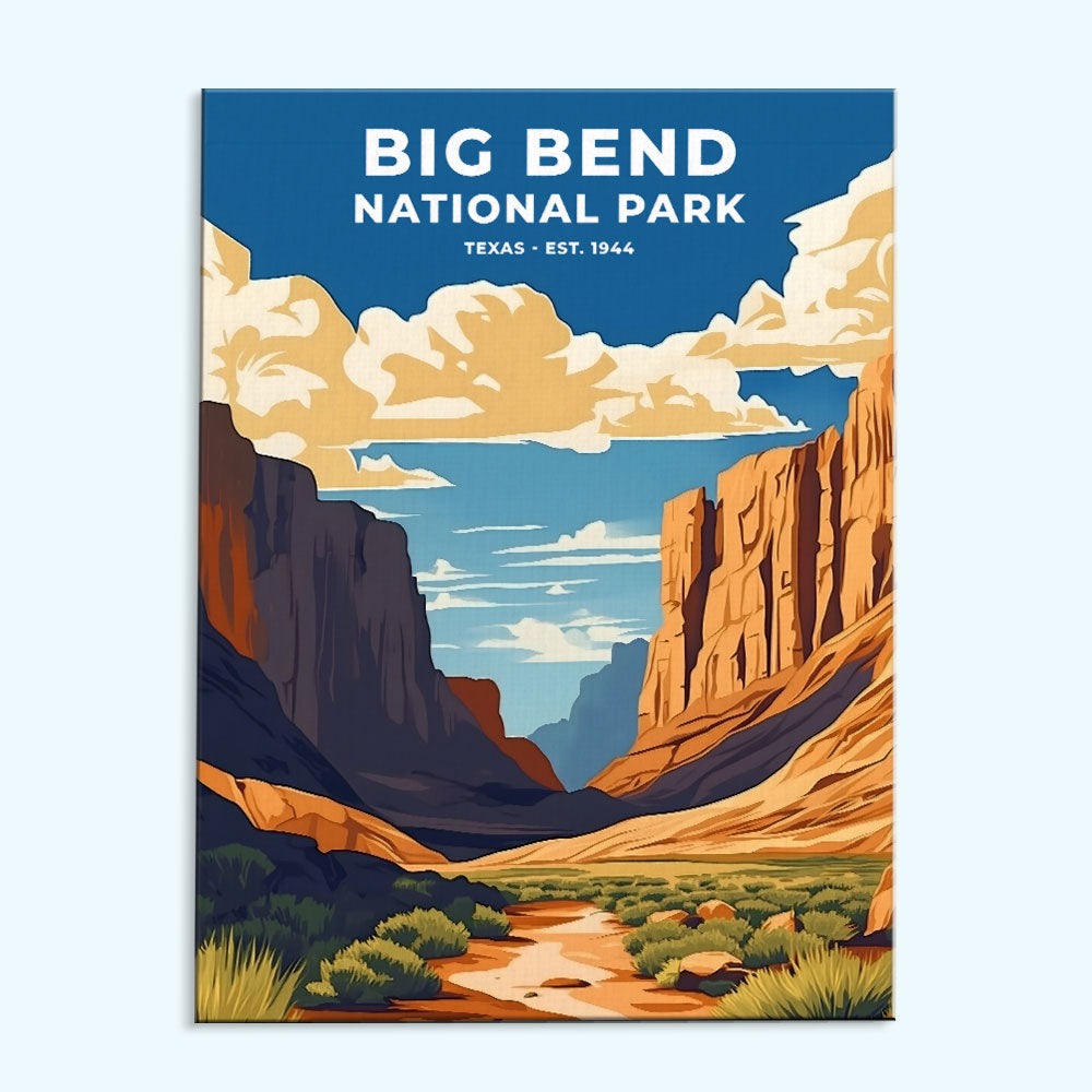 Big Bend National Park Heritage Edition | Paint by Numbers Kit