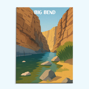 Big Bend National Park Beginner | Paint by Numbers Kit