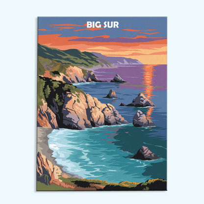 Big Sur, USA | Paint by Numbers Kit