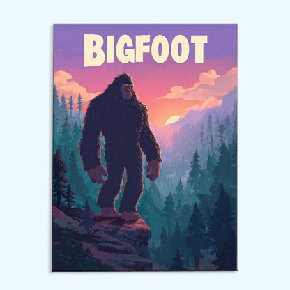 Bigfoot Peak - American Legends | Paint by Numbers Kit