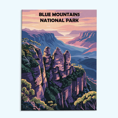 Blue Mountains AU National Park | Paint by Numbers Kit