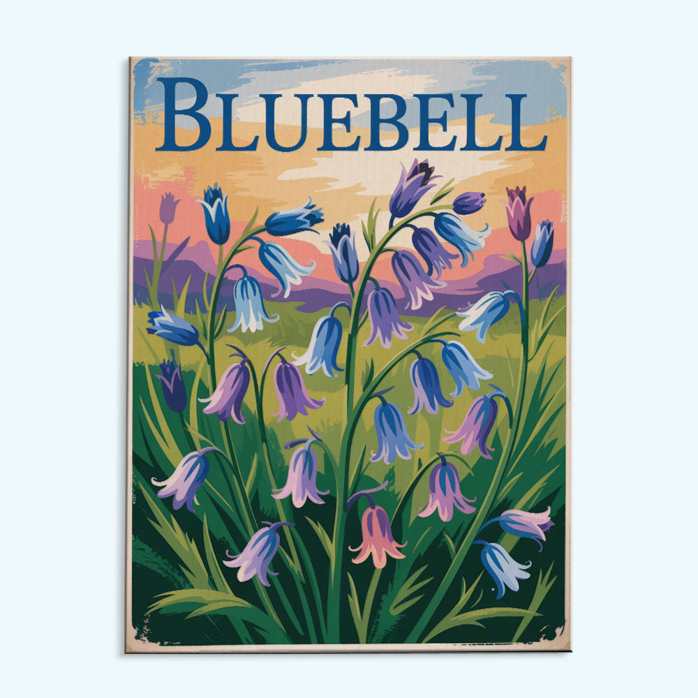 Bluebell - US Wildflowers | Paint by Numbers Kit