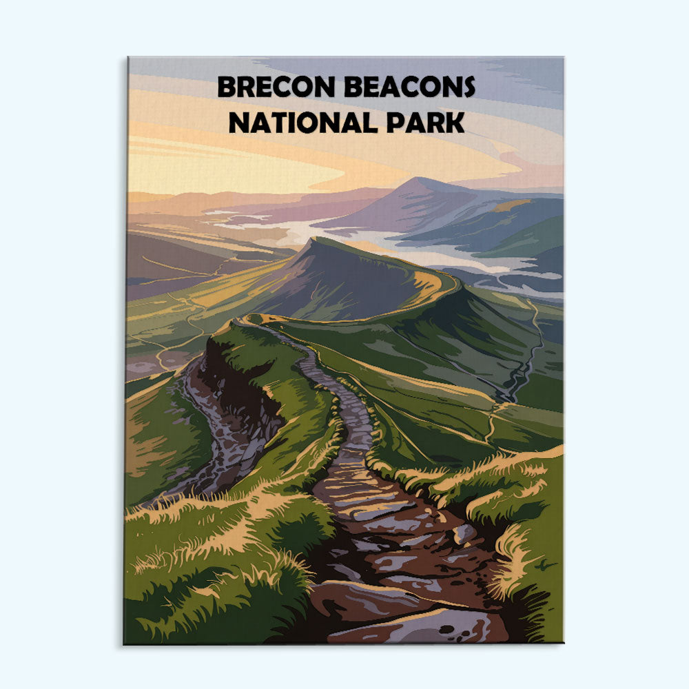 Brecon Beacons UK National Park | Paint by Numbers Kit