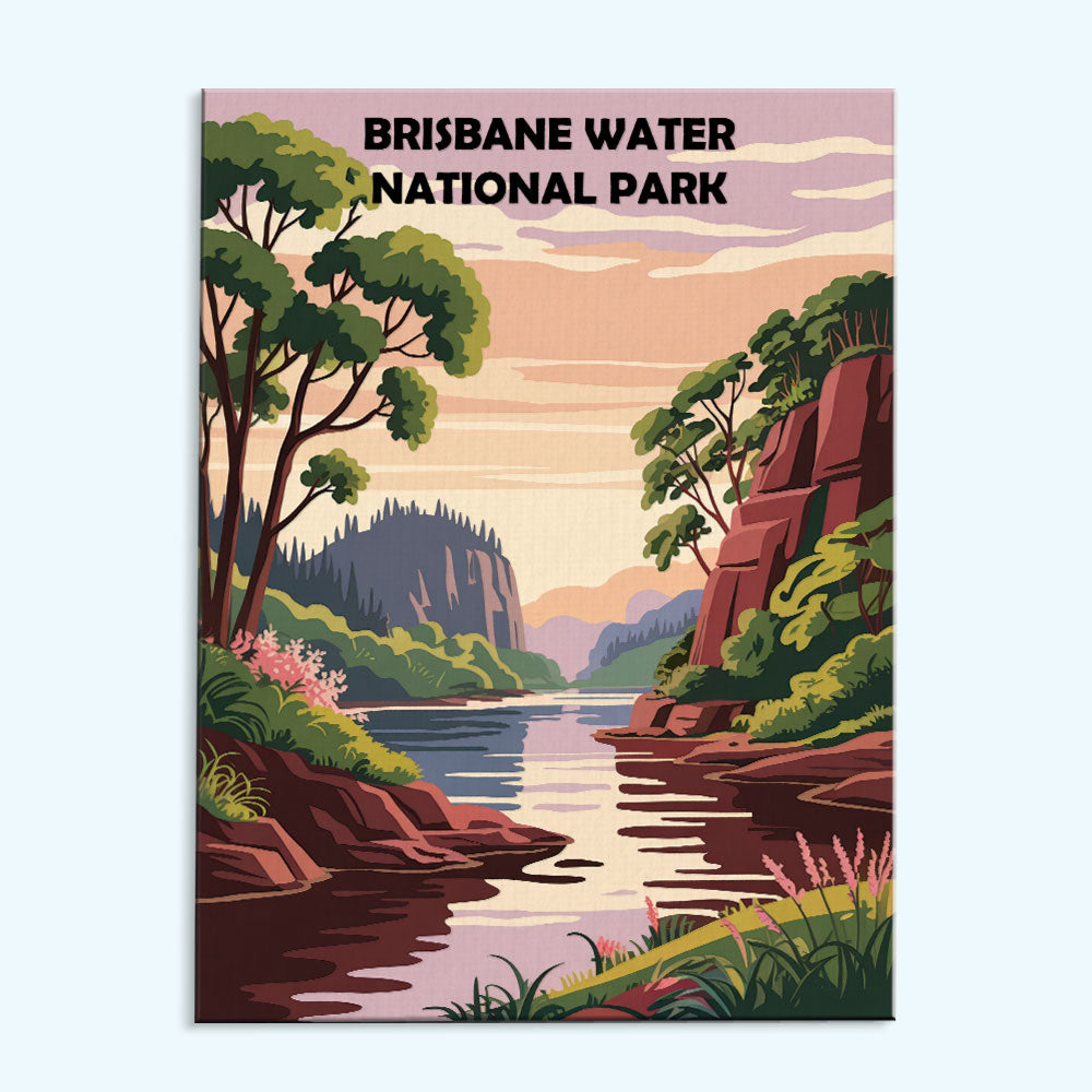 Brisbane Water AU National Park | Paint by Numbers Kit
