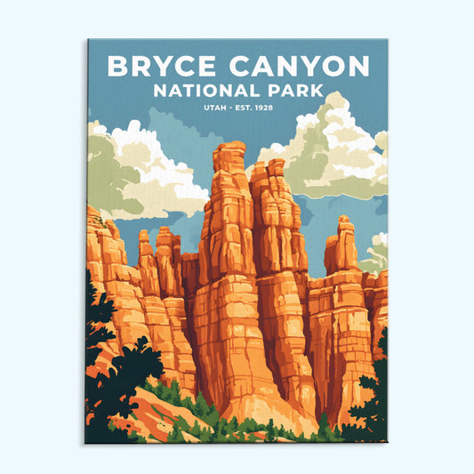 Bryce Canyon National Park Heritage Edition | Paint by Numbers Kit