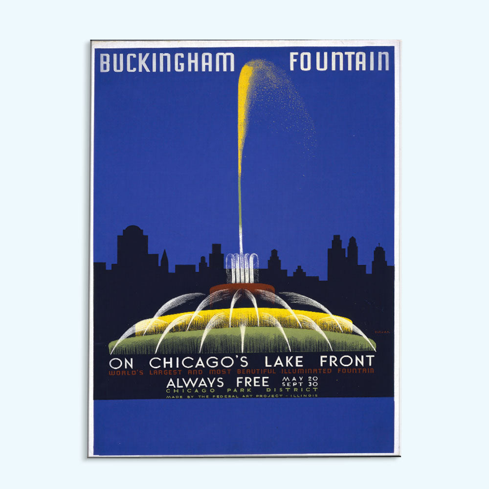 Buckingham Fountain - US Poster