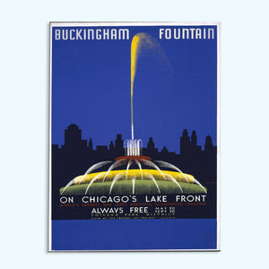 Buckingham Fountain - US Poster