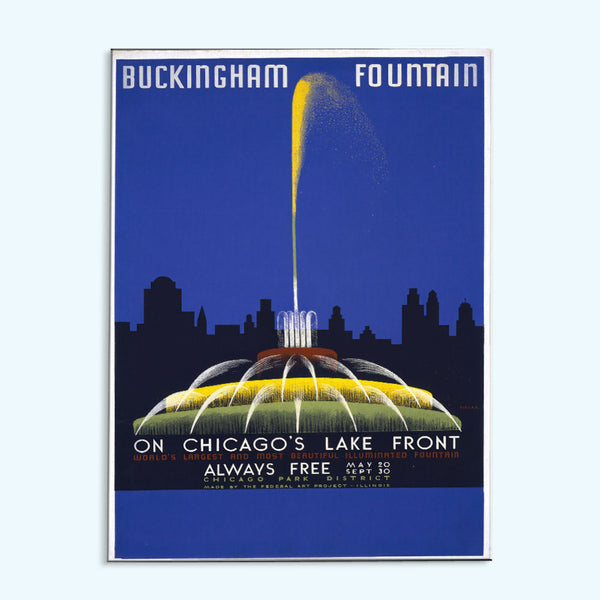 Buckingham Fountain - US Poster