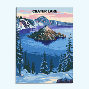 Crater Lake | Paint by Numbers Kit