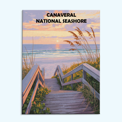 Canaveral National Seashore | Malen nach Zahlen Set