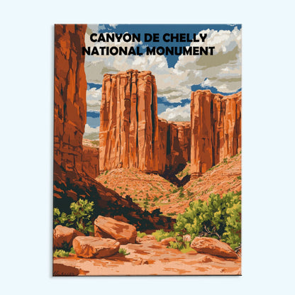 Canyon de Chelly National Monument | Paint by Numbers Kit