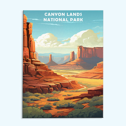 Canyon Lands National Park | Paint by Numbers Kit