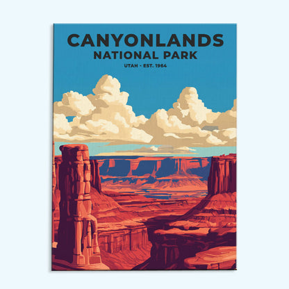 Canyonlands National Park Heritage Edition | Paint by Numbers Kit