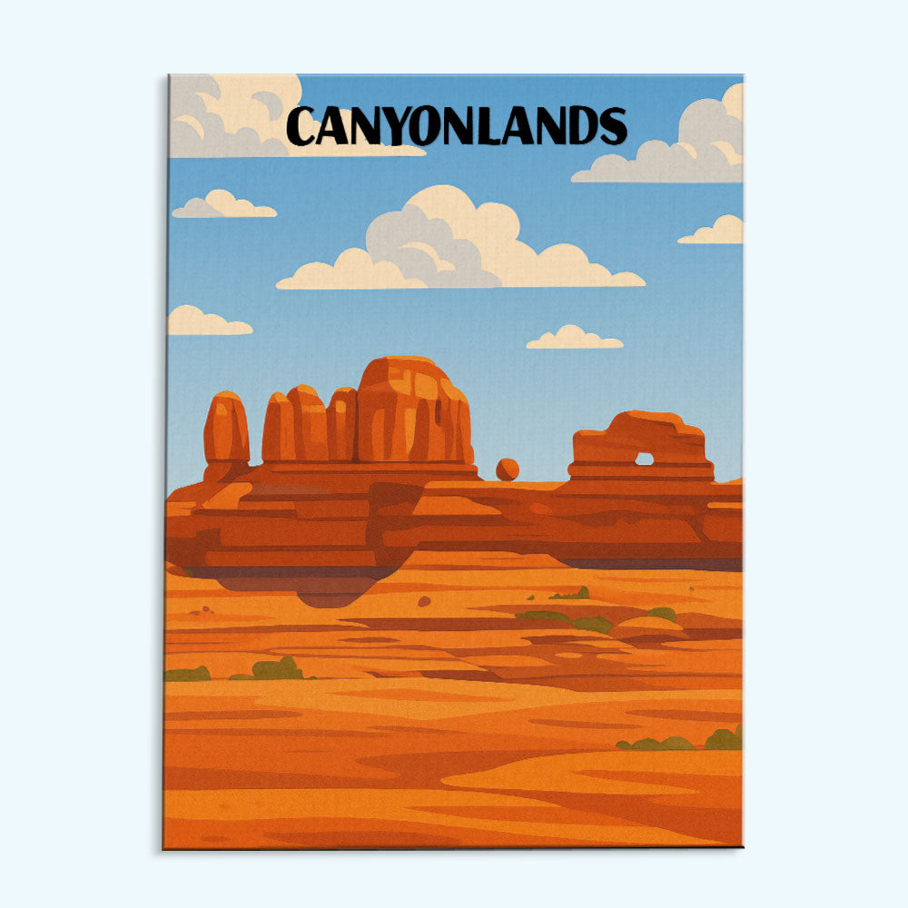 Canyonlands National Park Beginner | Paint by Numbers Kit