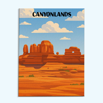 Canyonlands National Park Beginner | Paint by Numbers Kit