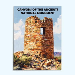 Canyons of the Ancients National Monument | Paint by Numbers Kit