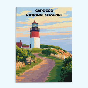 Cape Cod National Seashore | Malen nach Zahlen Set
