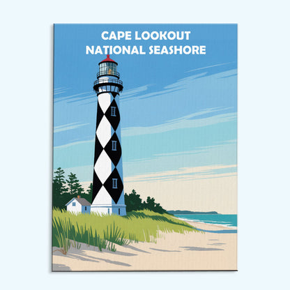 Cape Lookout National Seashore | Paint by Numbers Kit