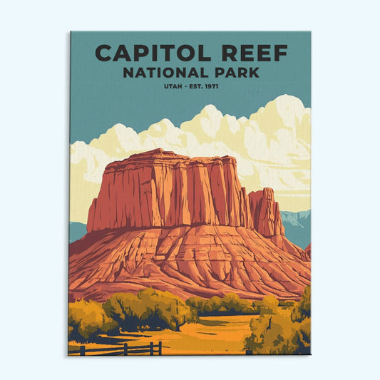 Capitol Reef National Park Heritage Edition | Paint by Numbers Kit